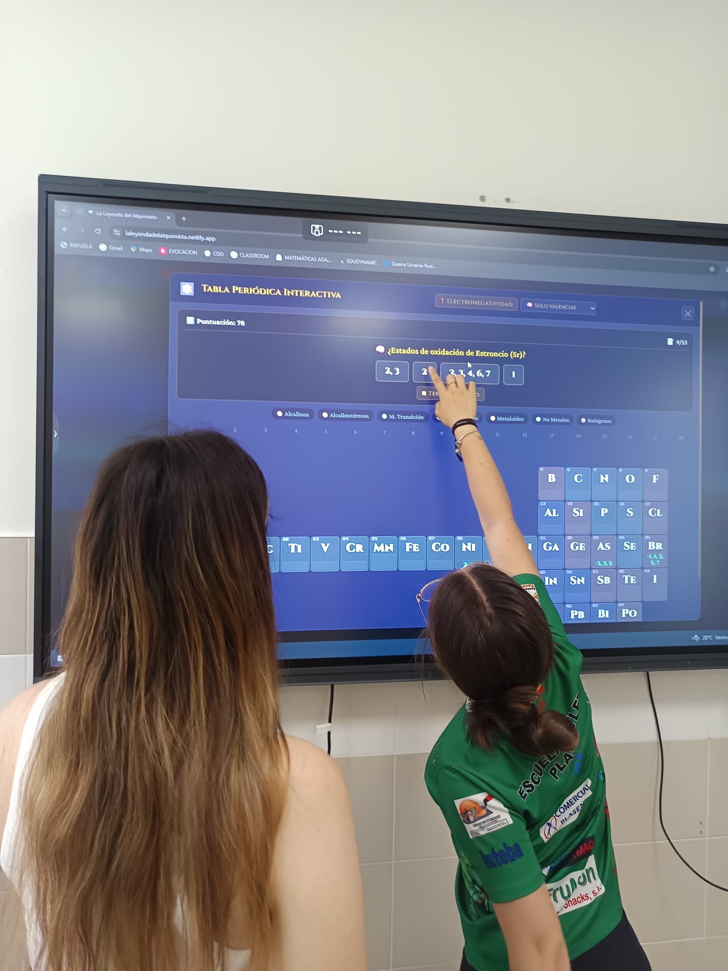 Sesión en el aula
