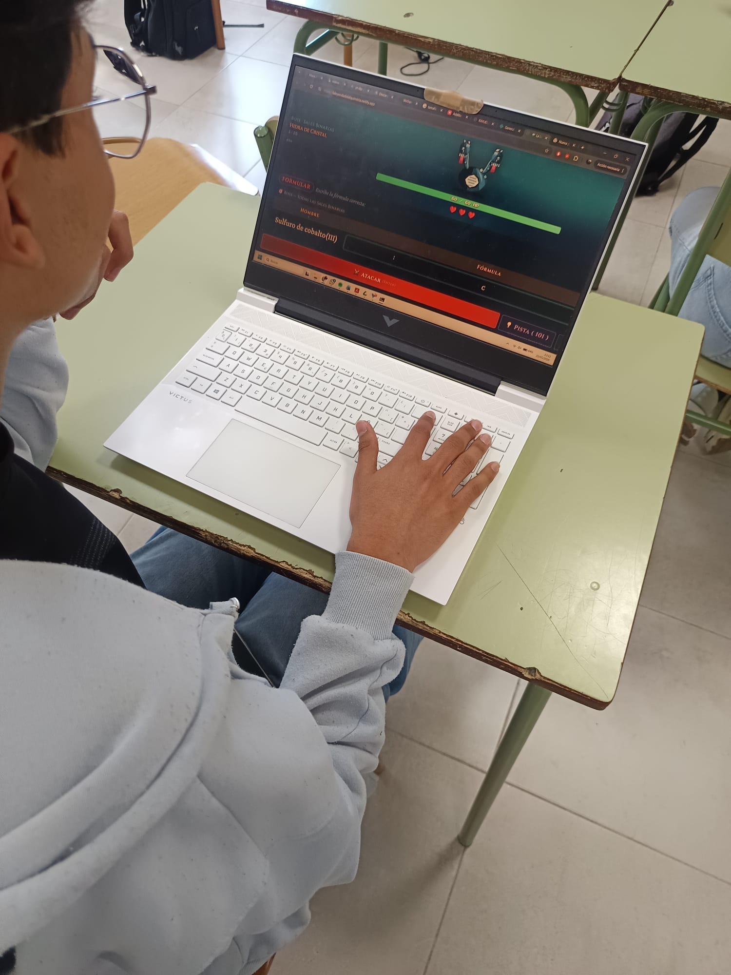 Sesión en el aula