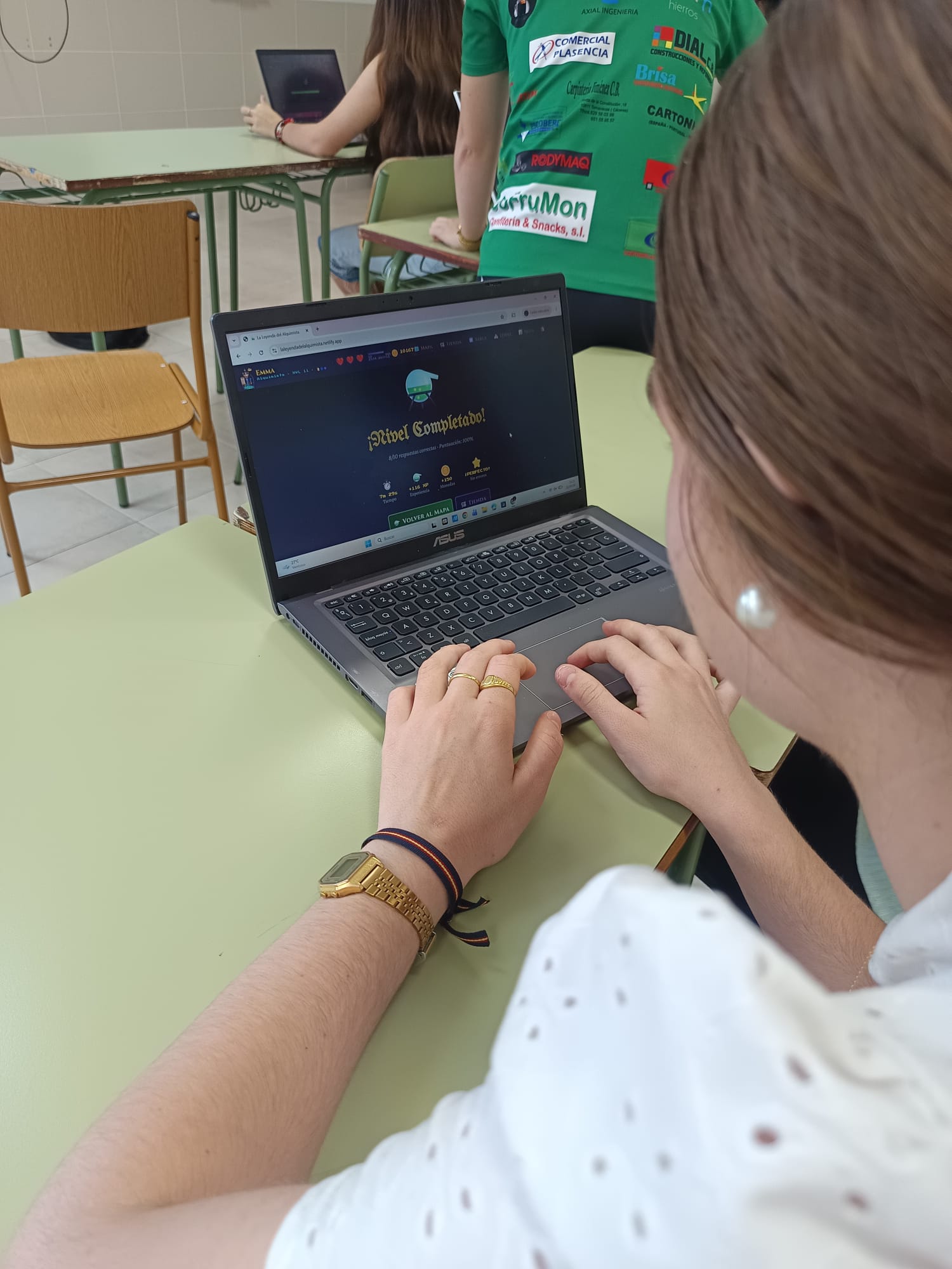 Sesión en el aula
